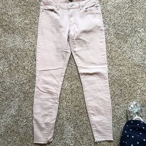 Pastel Pink Ankle Skinny